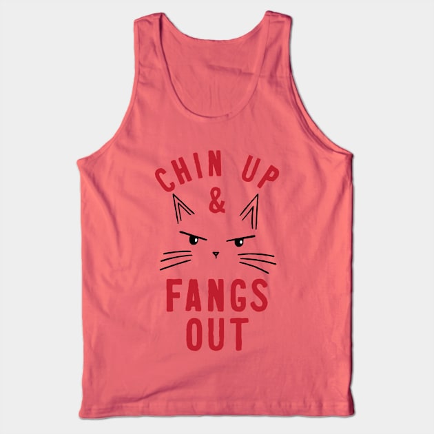 Chin Up Fangs Out Tank Top by ecam11